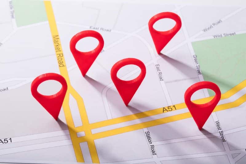 City Map With Location Marker - Cozie homes