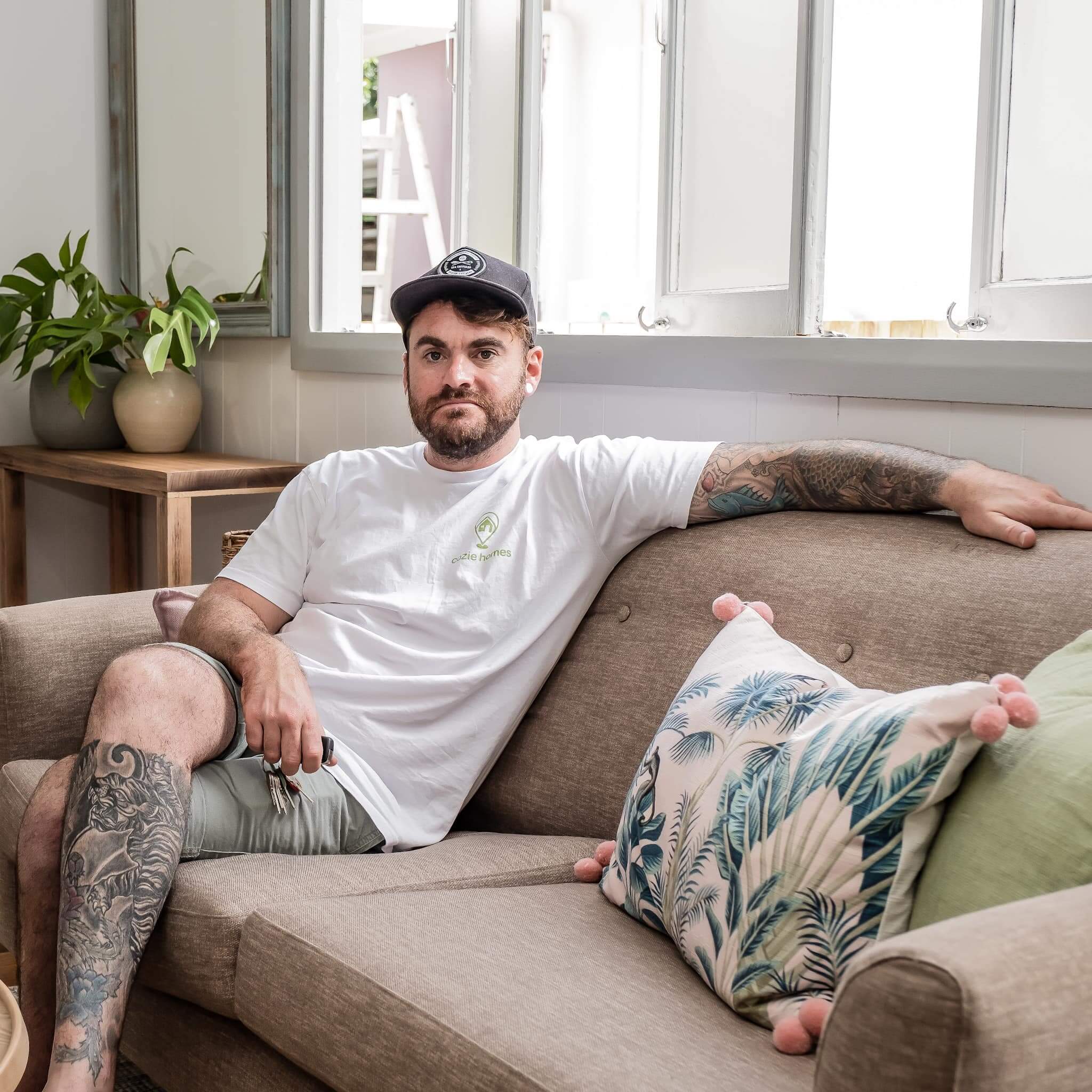 Tom, the owner of Cozie homes