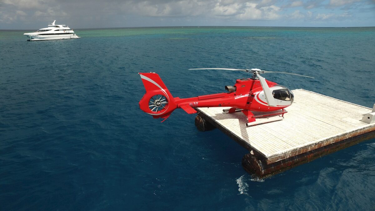 Helipad and Evolution Vessel