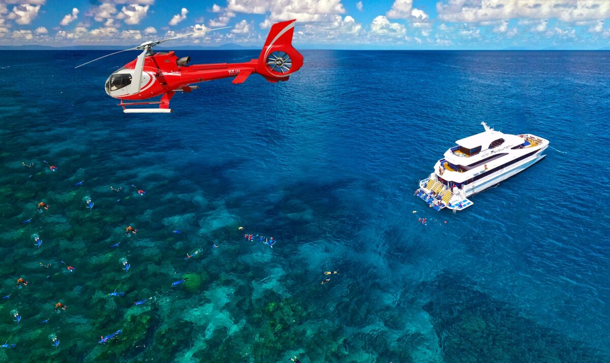 Helicopter and Evolution Aerial