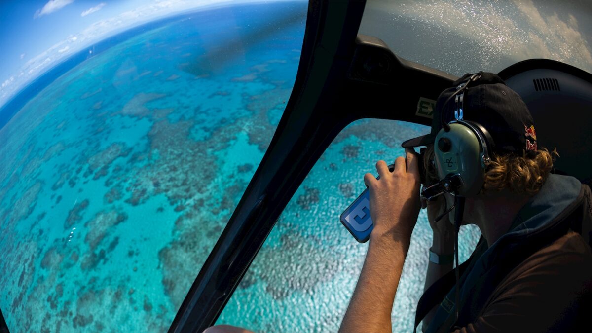 Reef View from Helicopter
