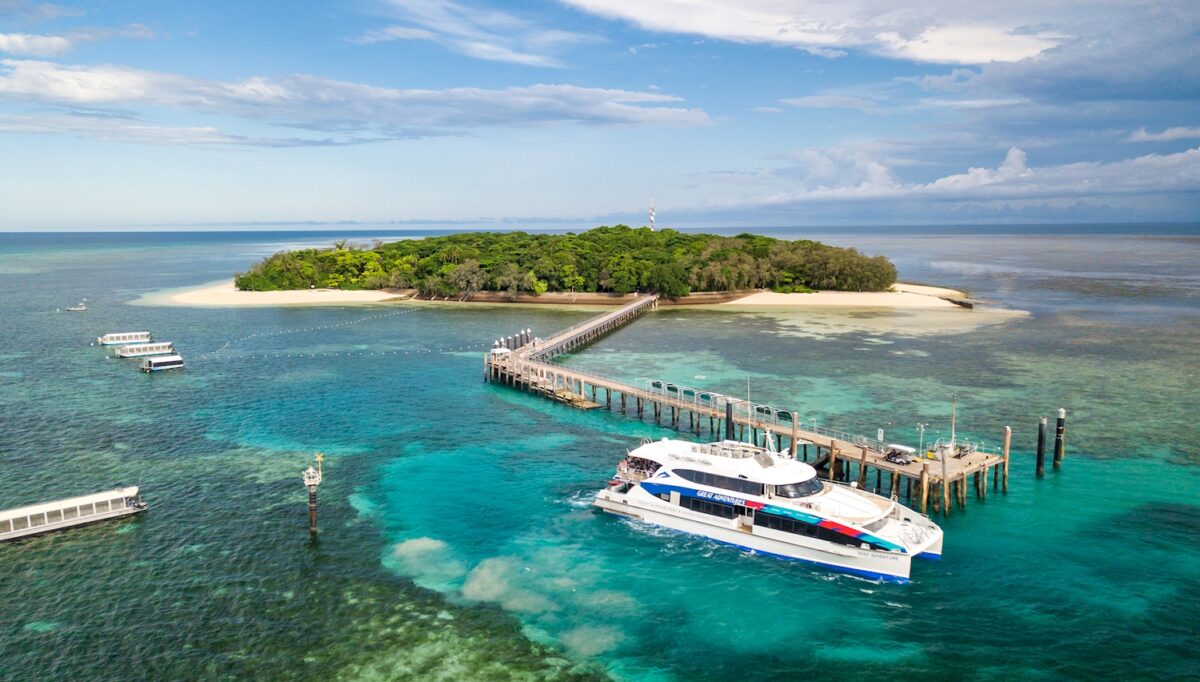 Green Island and Jetty Aerial