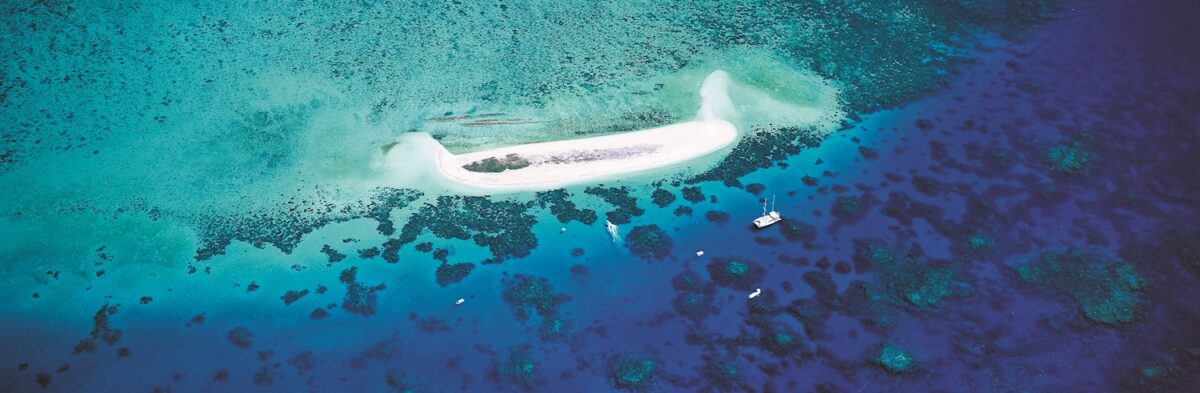 Michaelmas Cay Aerial Panorama