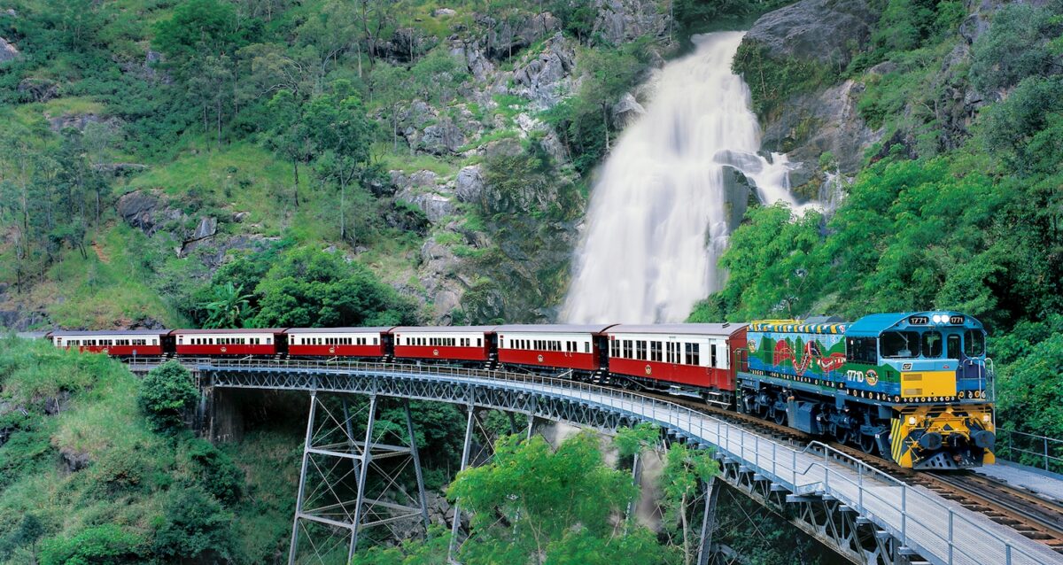 Scenic Railway and Waterfall
